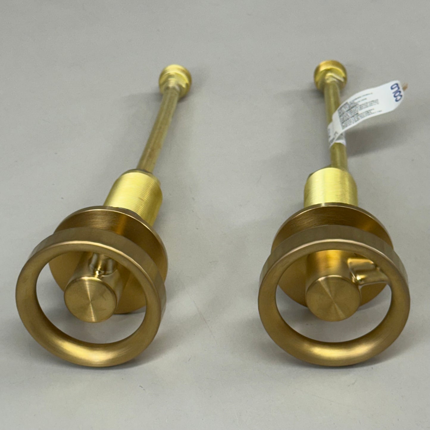 KOHLER Bathroom Sink Handle Set Vibrant Brushed Moderne Brass 77974-9-2MB