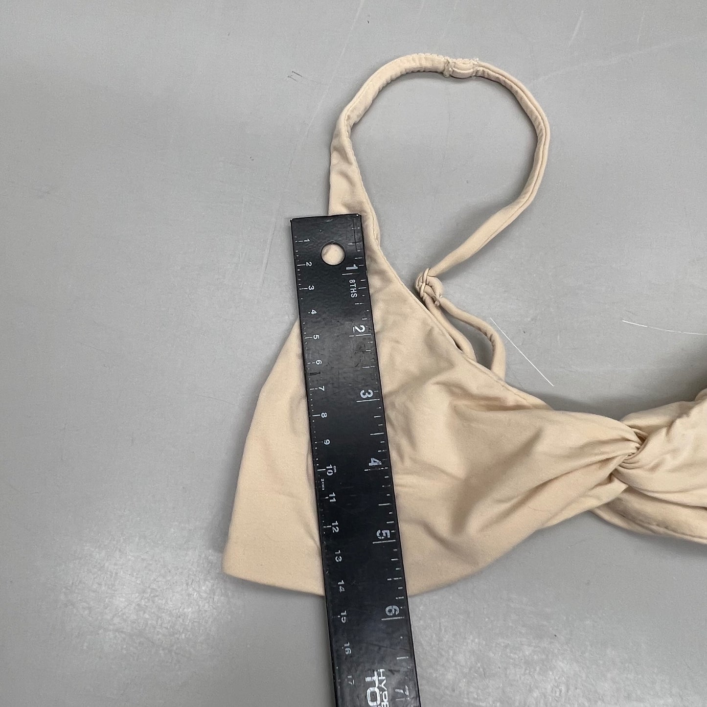 SKIMS Buttery Soft Knotted Bra Women's Sz S Sand BR-SCN-0445