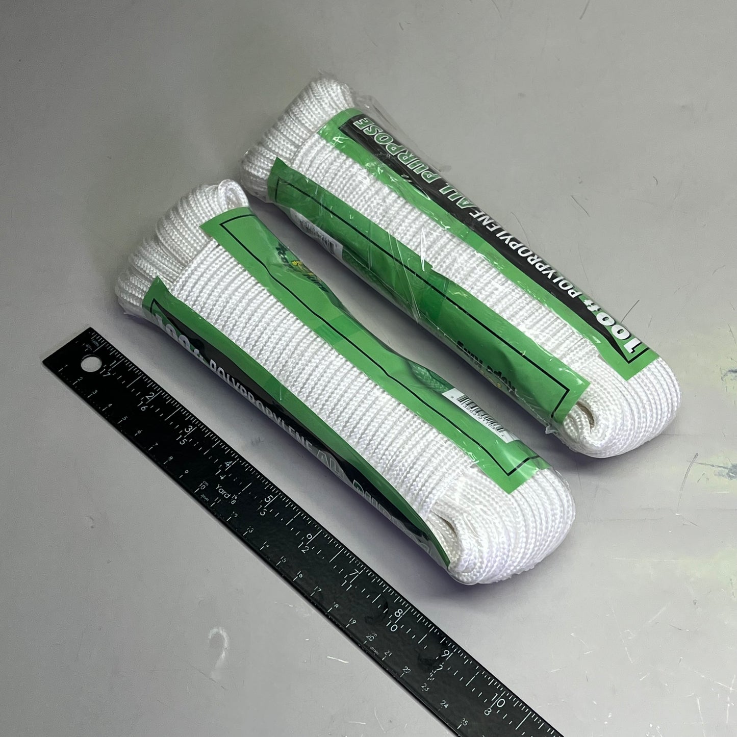 ROPE KING (2 PACK) Poly All-Purpose Clothesline 3/16" x 100' White POCL-100