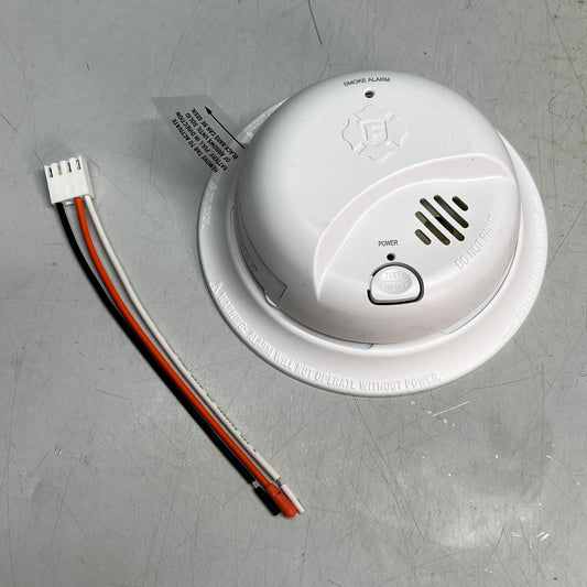 FIRST LINE Interconnect Hardwire Smoke Alarm W/ 10 Year Battery Backup SMI105-AC