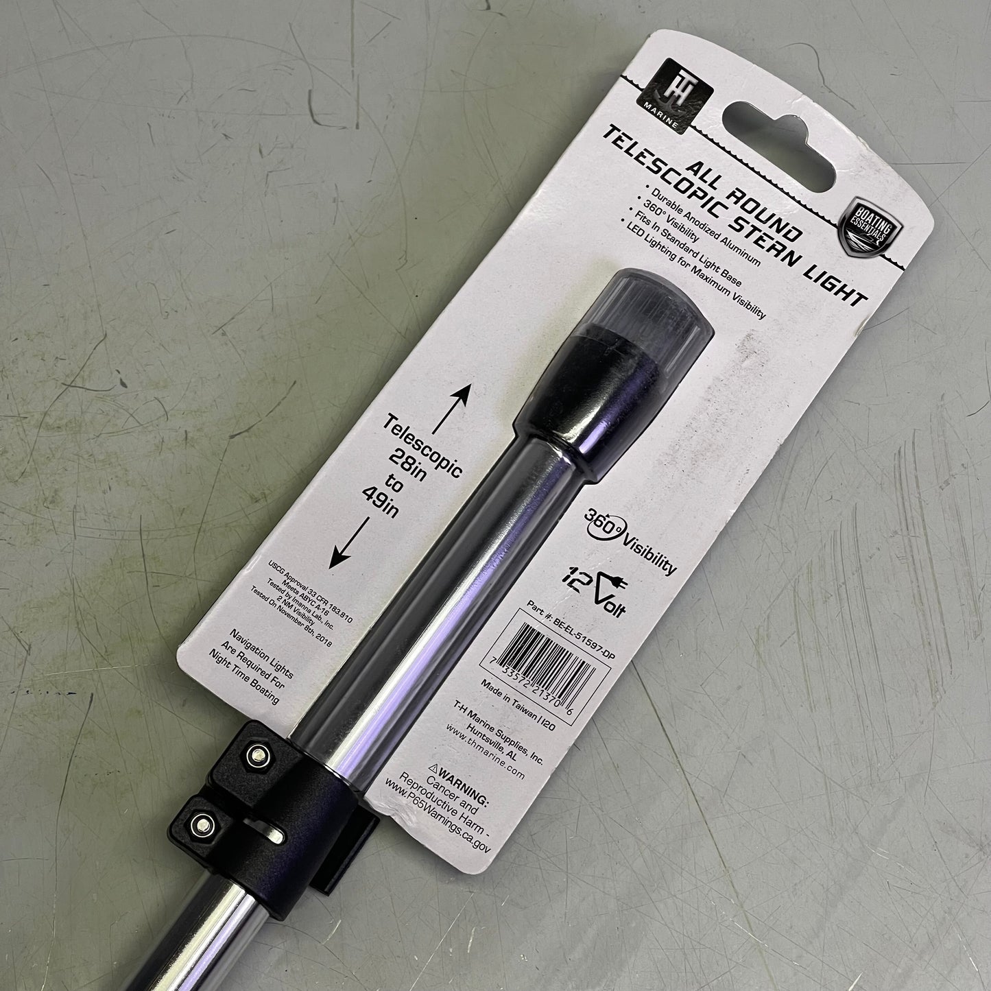 T-H MARINE All Round Telescopic Stern Light 28”-49” BE-EL-51597-DP