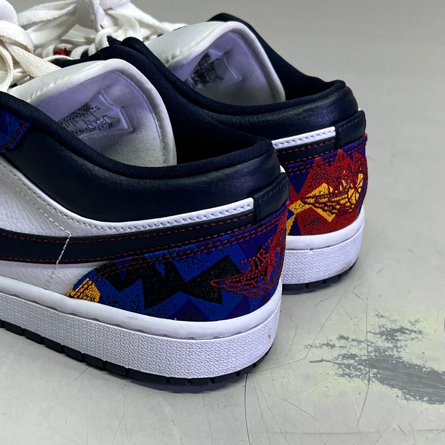 NIKE Air Jordan 1 Low SE 'Nothing But Net' Unisex Sz 7.5 Multicolor (Pre-Owned)