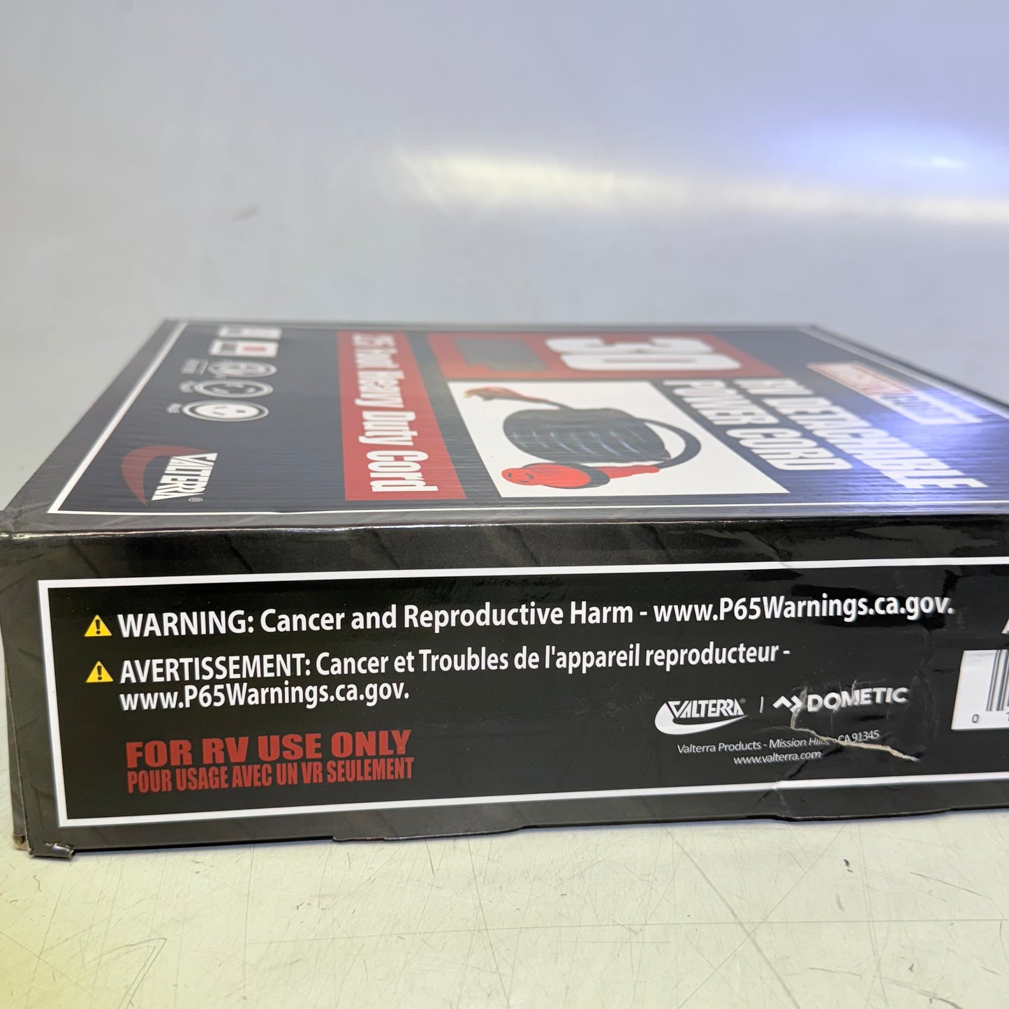 VALTERRA Mighty 30-Amp Cord RV Detachable Power Cord, 25 Ft Cord For RV, Red-New