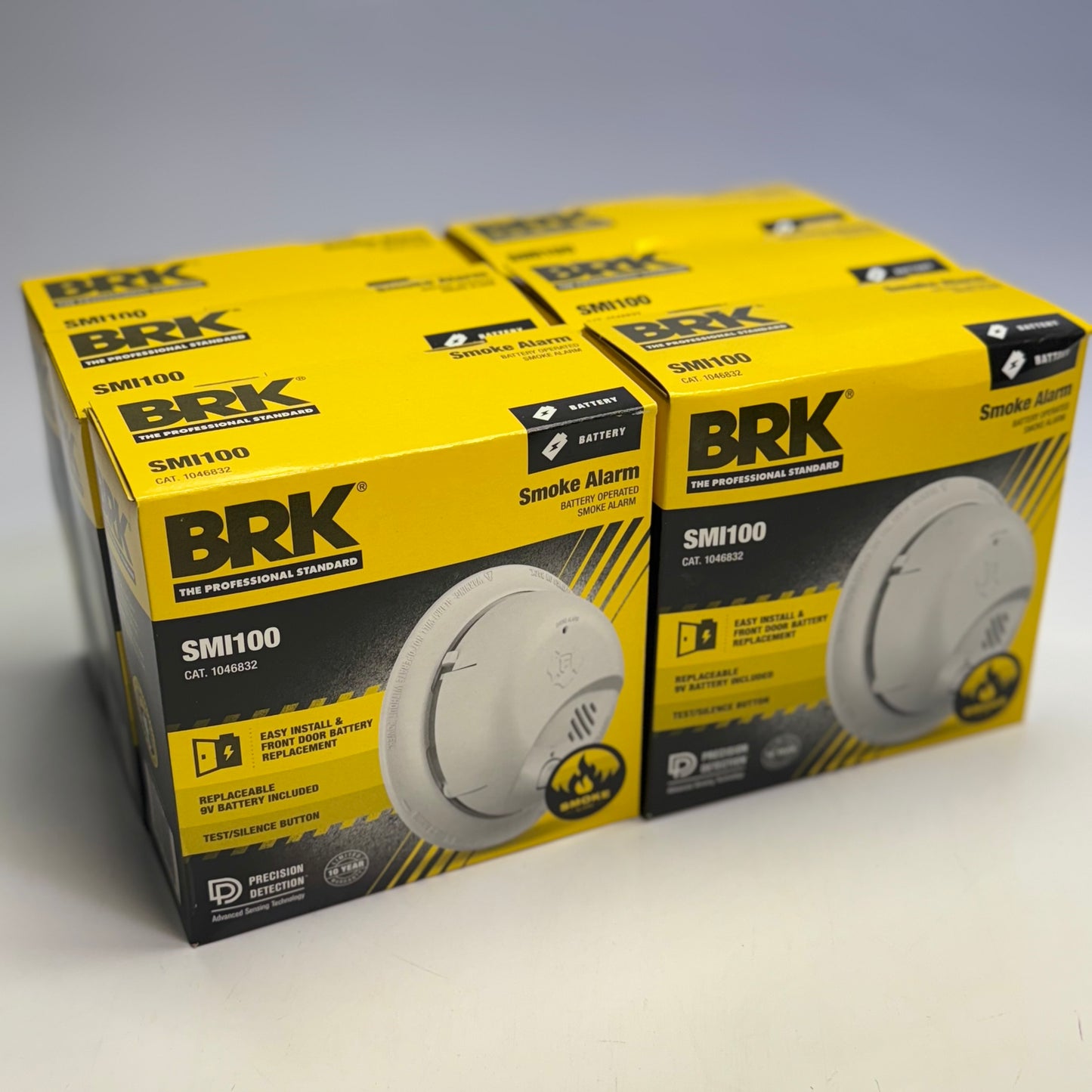BRK (6 PACK) SMI100 Smoke Alarm Battery Operated 9V Included 1046832