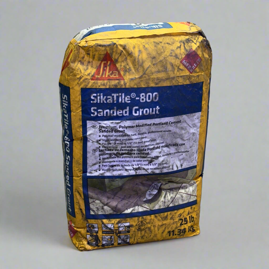 SIKA Sikatile 800 Sanded Grout Premium Black Color 25 Lbs Black 648718 (New Other)