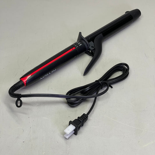 REVLON Coconut Smoothstay Oil-Infused Curling Iron Shiny, Smooth Curls 1" Black RVIR1190