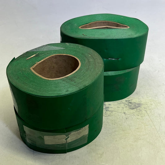ZA@ (4 PACK) Vinyl Tape Unknown Length Green (Damaged)