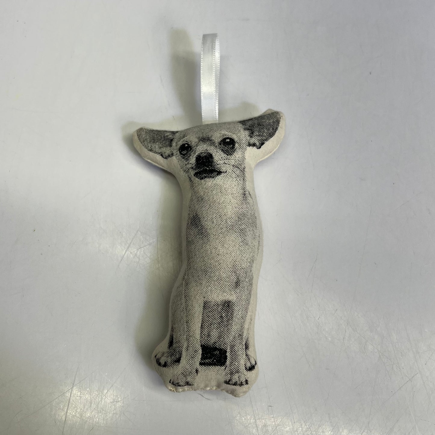 BRODERPRESS (3 PACK) Hand Silkscreened Dog Ornaments 3.5"x5" Black & White