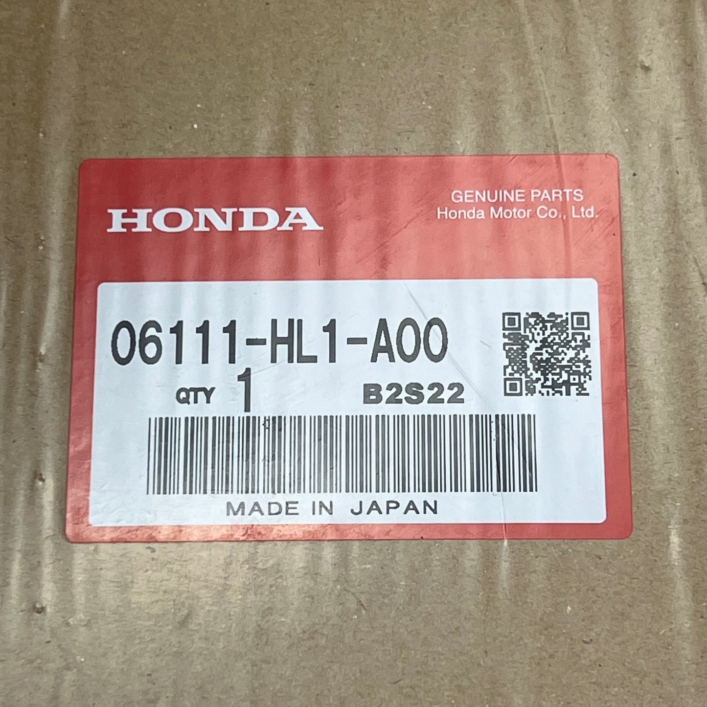 HONDA Gasket Kit (Component Parts) Genuine OEM 06111-HL1-A00