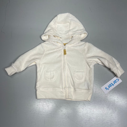 CARTERS (SET OF 3) Soft Duck Little Cardigan Set Baby's Sz 3M White/Orange