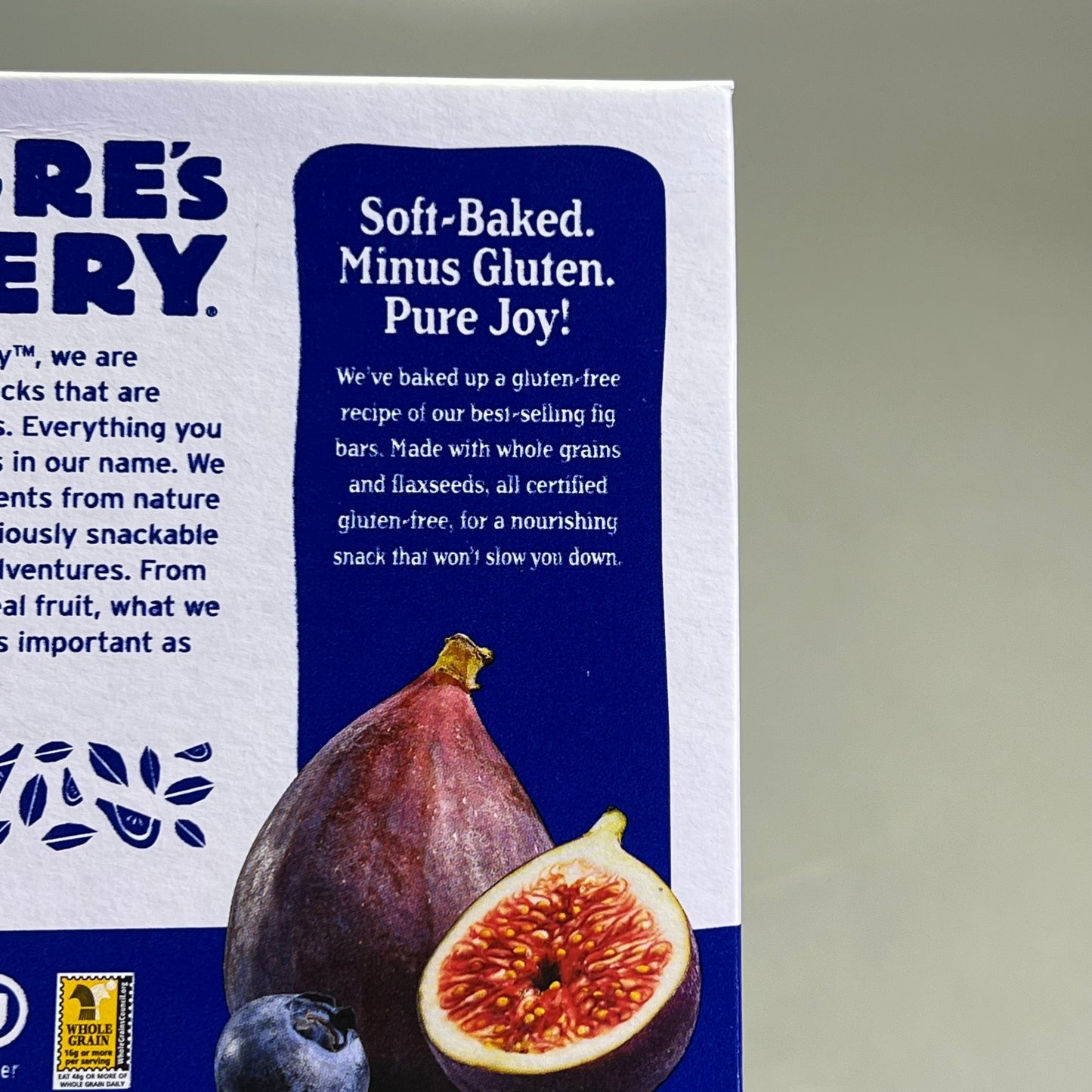 ZA@ NATURE'S BAKERY (6 BOXES, 6 BARS EACH) Blueberry Gluten Free Fig Bar BB 02/26 K