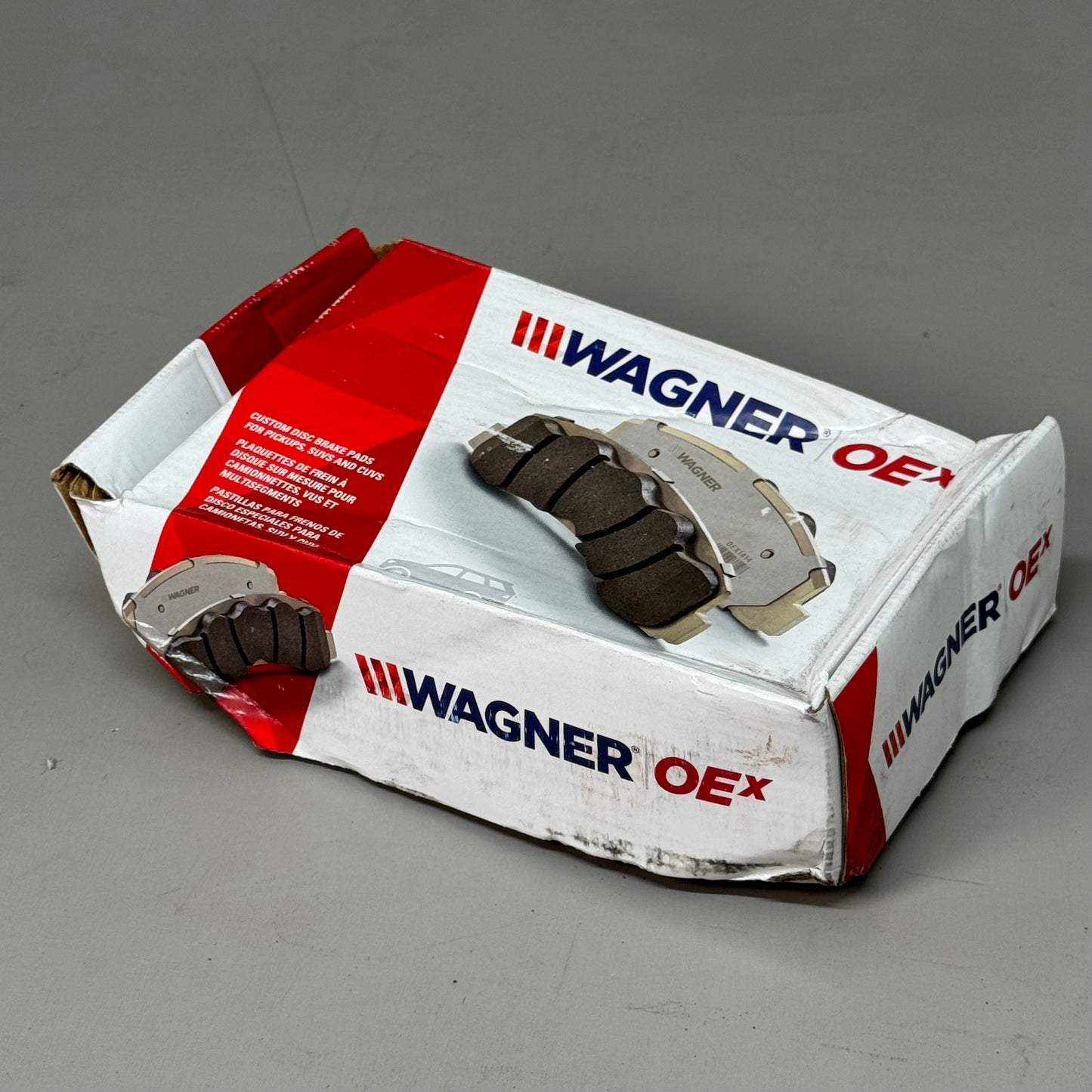 WAGNER OEx Premium Ceramic Disc Brake Pad Set 5 1/2" x 2 1/2" OEX1811