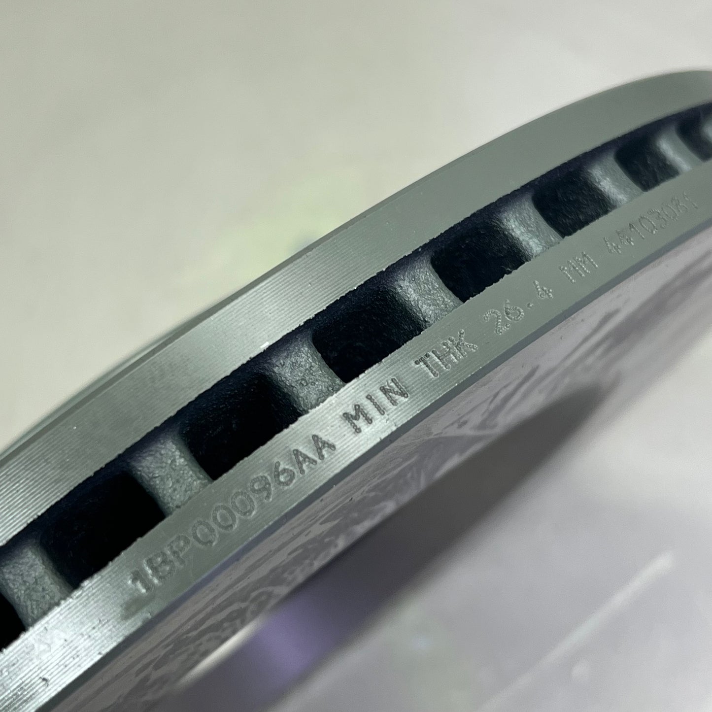 BPROAUTO  Painted Brake Rotor Front For 2018-2024 Jeep Models 1BP00096AA