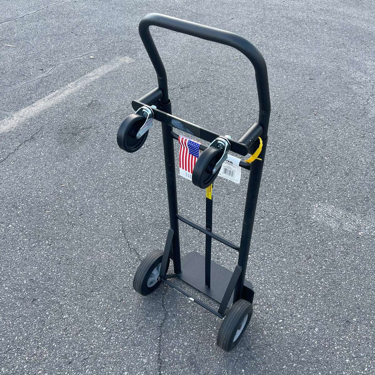 SAFCO Tuff-truck Steel Handtruck 14"x7" Toe Plate Black 4070 MADE IN USA