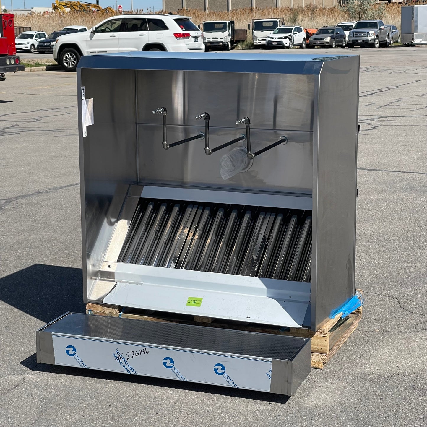 Z@ NORTH AMERICAN KITCHEN SOLUTIONS Commercial Kitchen Exhaust Hood Stainless Steel TX226146
