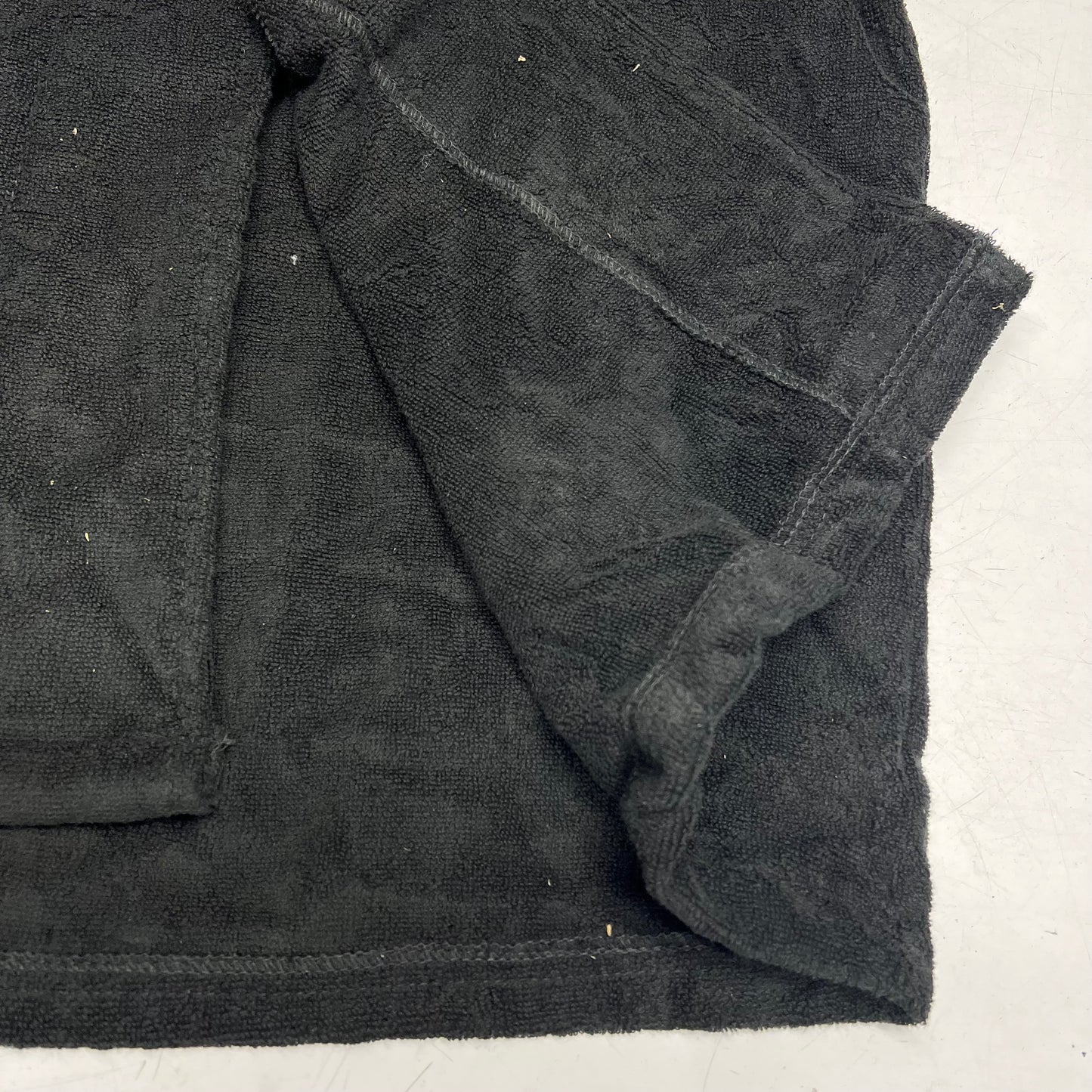 NORDIK RECOVERY Retreat Robe Ultra Plush Terry One Size Black BR-BL-1FA (Used)