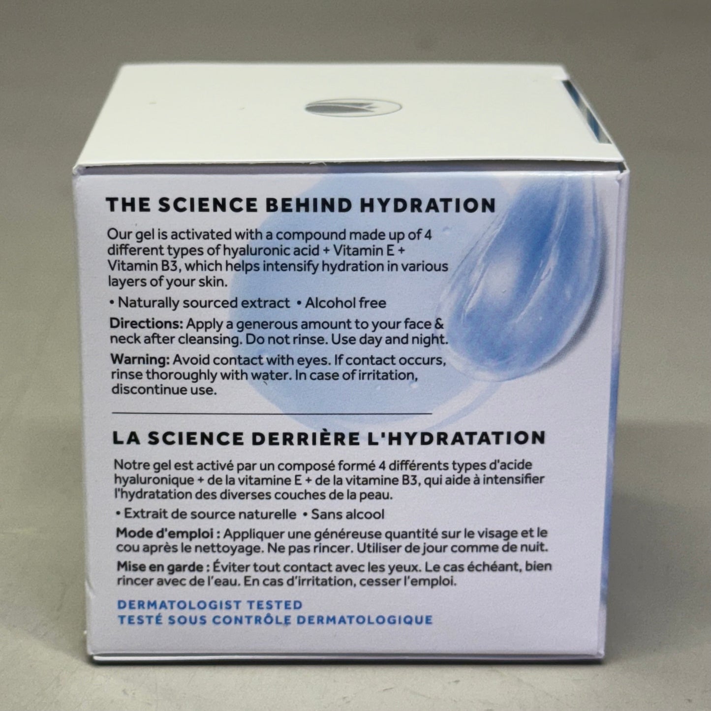 ZA@ POND'S (12 PACK) Hyaluronic Acid, Vitamin E & B3 Gel Face Moisturizer For All Skin Types 3.4 oz White I