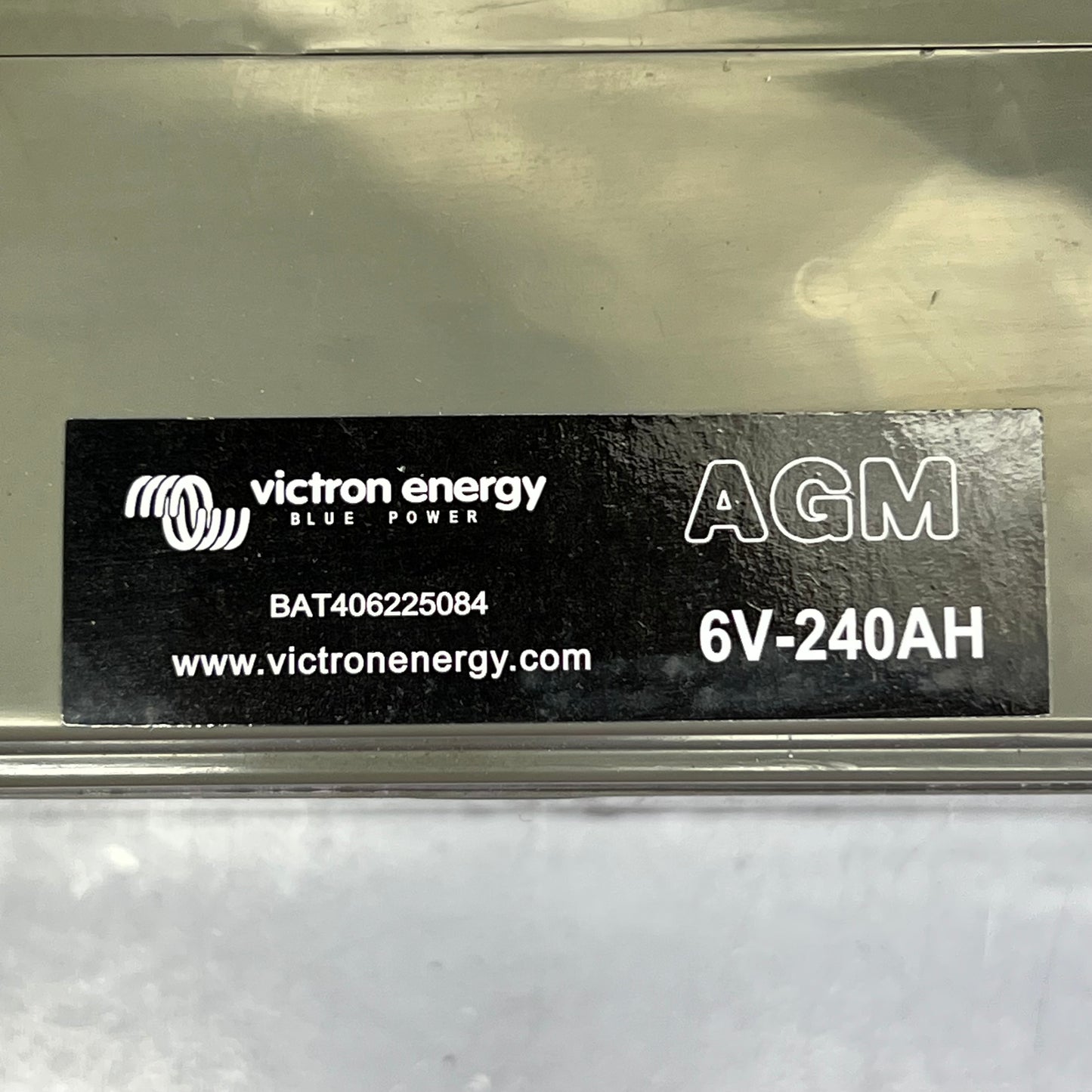 VICTRON ENERGY AGM Deep Cycle Battery 6V-240AH Grey AGM 6-240 (New Other, Distressed Box)