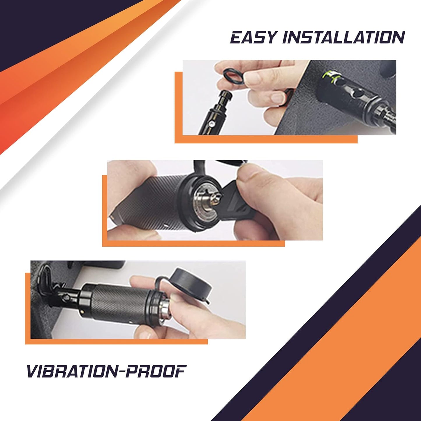 G2G4 Trailer Hitch Receiver Lock 5/8" Pin Double Safety Fits 2" & 2.5" Receivers