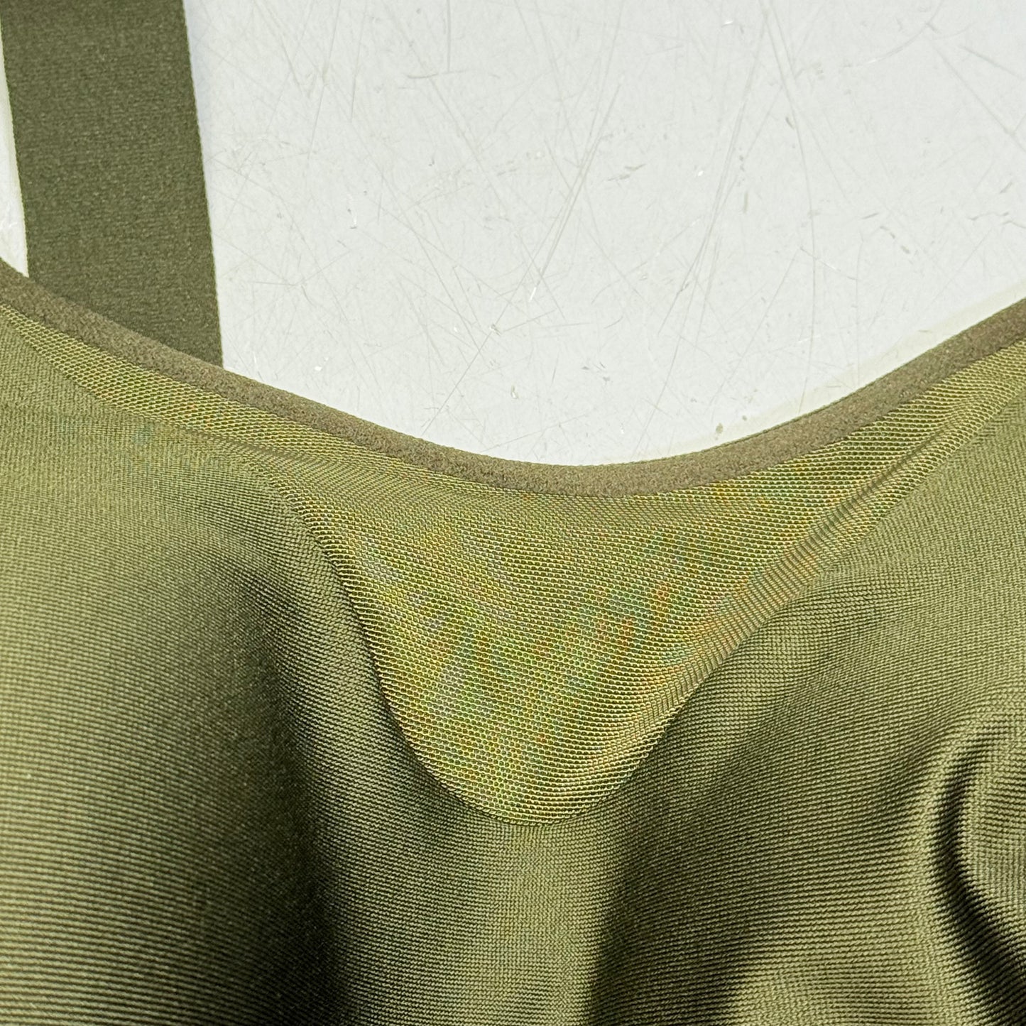 UNDER ARMOUR Infinity 2.0 High Sports Bra Fitted Women's Sz XL Cup(D-DD)Green