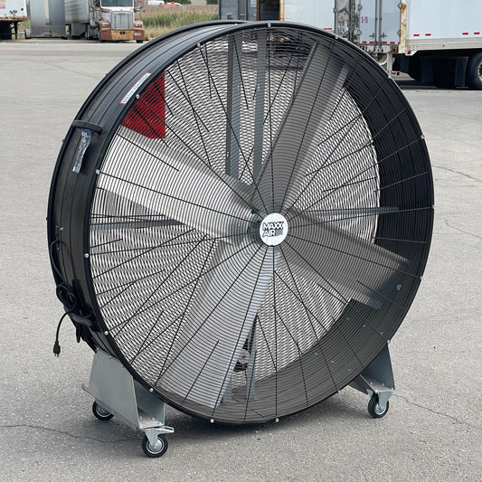 Z@ VENTAMATIC Maxx Air Belt Drive Barrel Fan 60” BF60BDBLKP-4 (New)