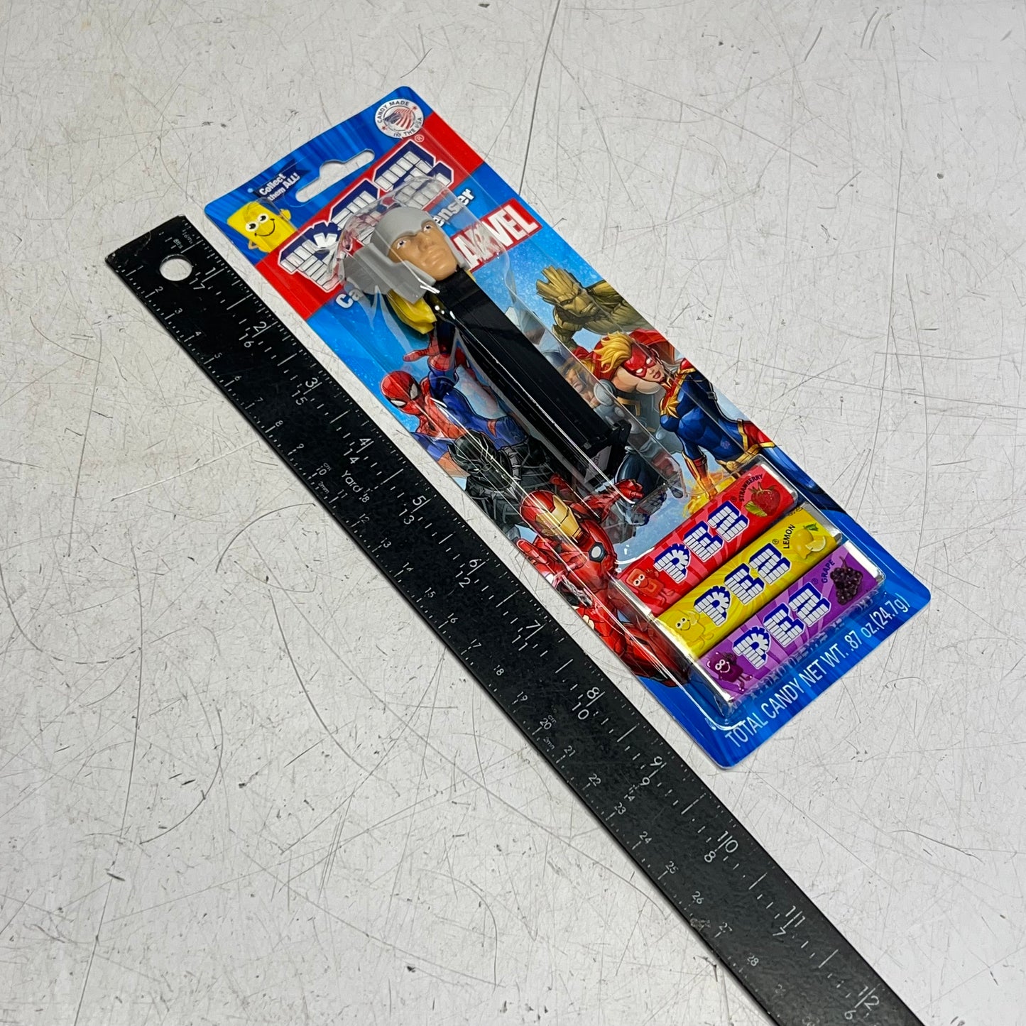 PEZ (6 PACK) Marvel Assorted Characters Candy Dispensers W/ Candy BB 12/30