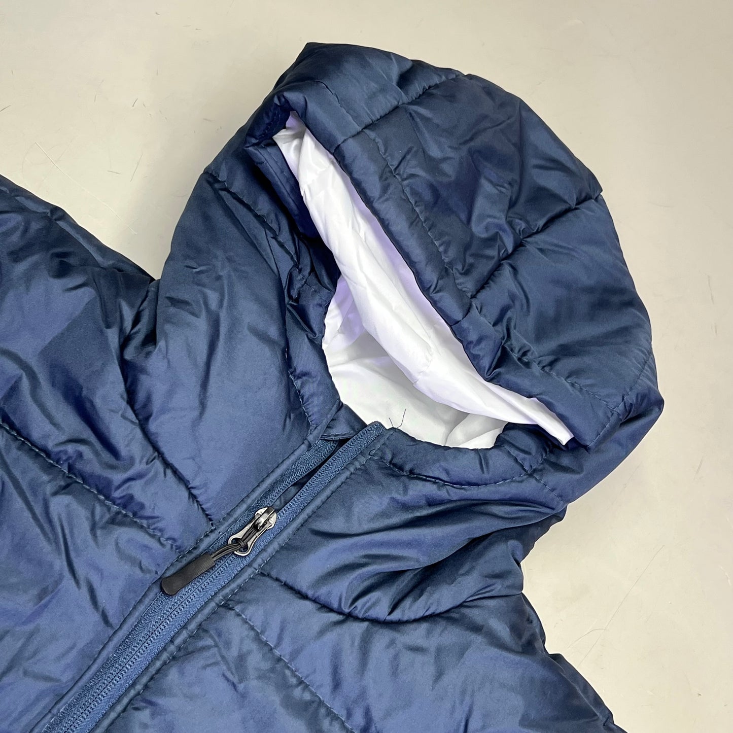 U.S. POLO ASSN. USPA Quilted Puffer Jacket Men's Sz S Navy/White 109689-P200A