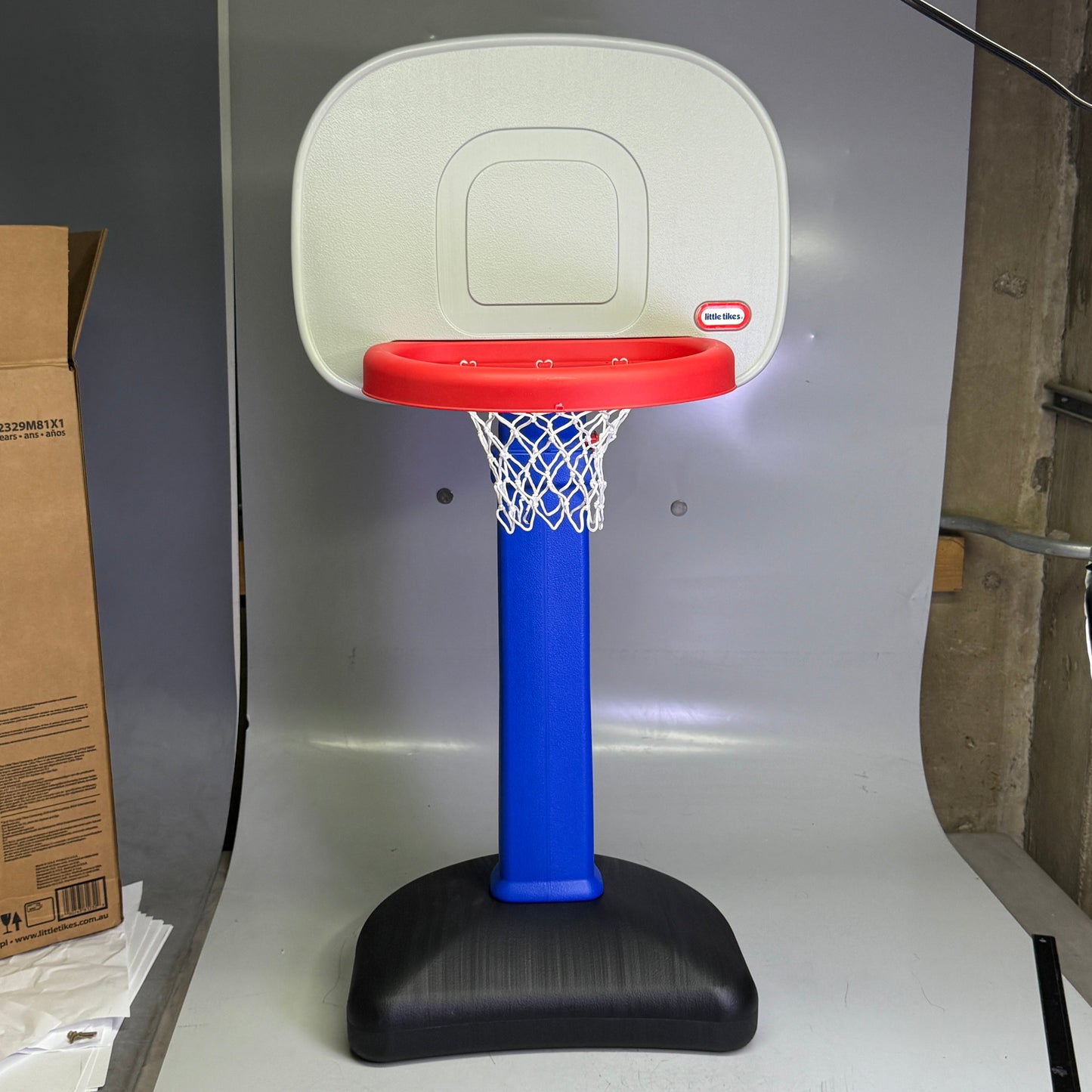 ZA@ LITTLE TIKES TotSports Easy Score Adjustable Kid’s Basketball Set 612329M81X1 A