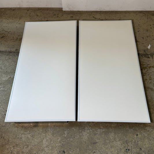 PEACHTREE (2 Pcs) Backlit LED Panel Ceiling Light Sz 49.02" x 3.34" x 25" White