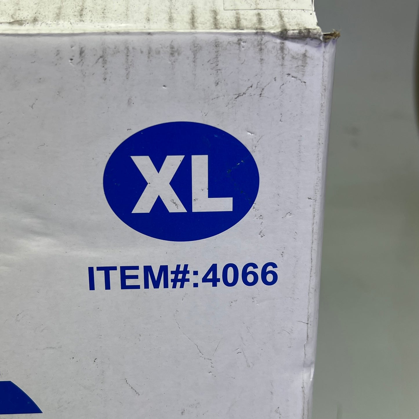 NBD (1 BOX, 10,000 EACH) Disposable Vinyl Powder Free Gloves SZ XL Clear 4066