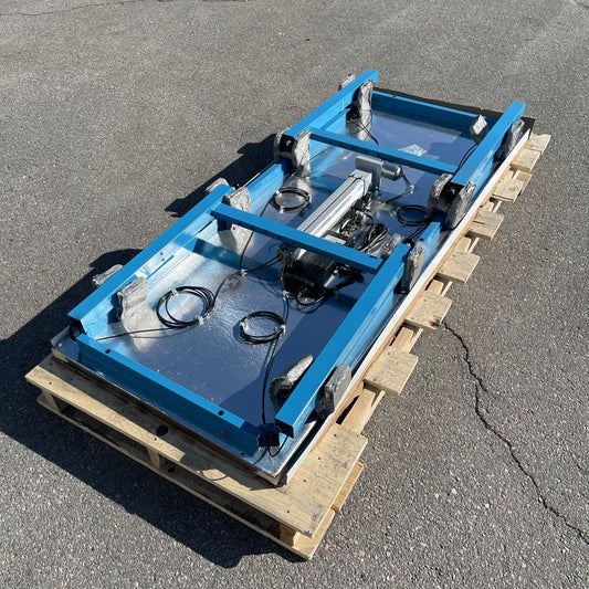 Z@ ERGOSWISS Work Table Lift System 70”x28” Blue