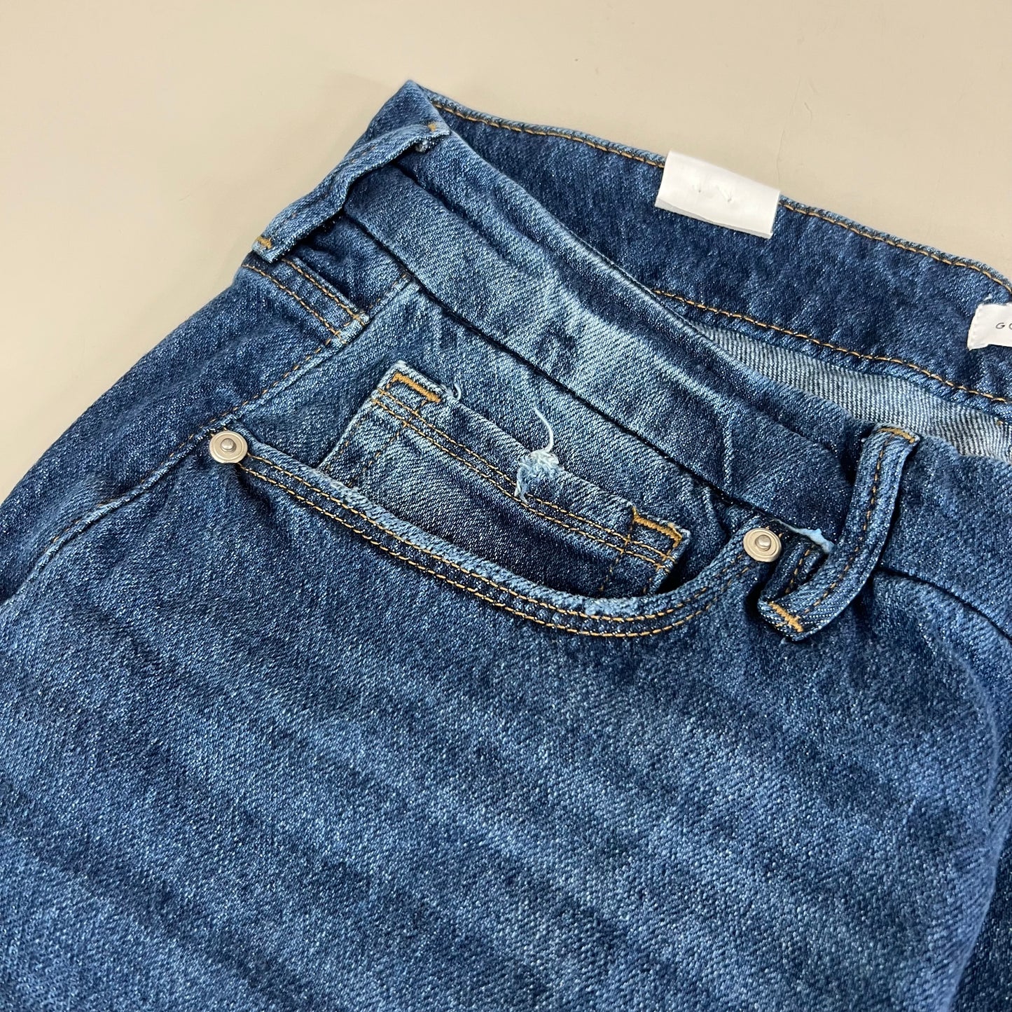 GOOD AMERICAN Good Classic Slim Bootcut High-Rise Jeans Women's Sz 15 Indigo704 GCLB575T