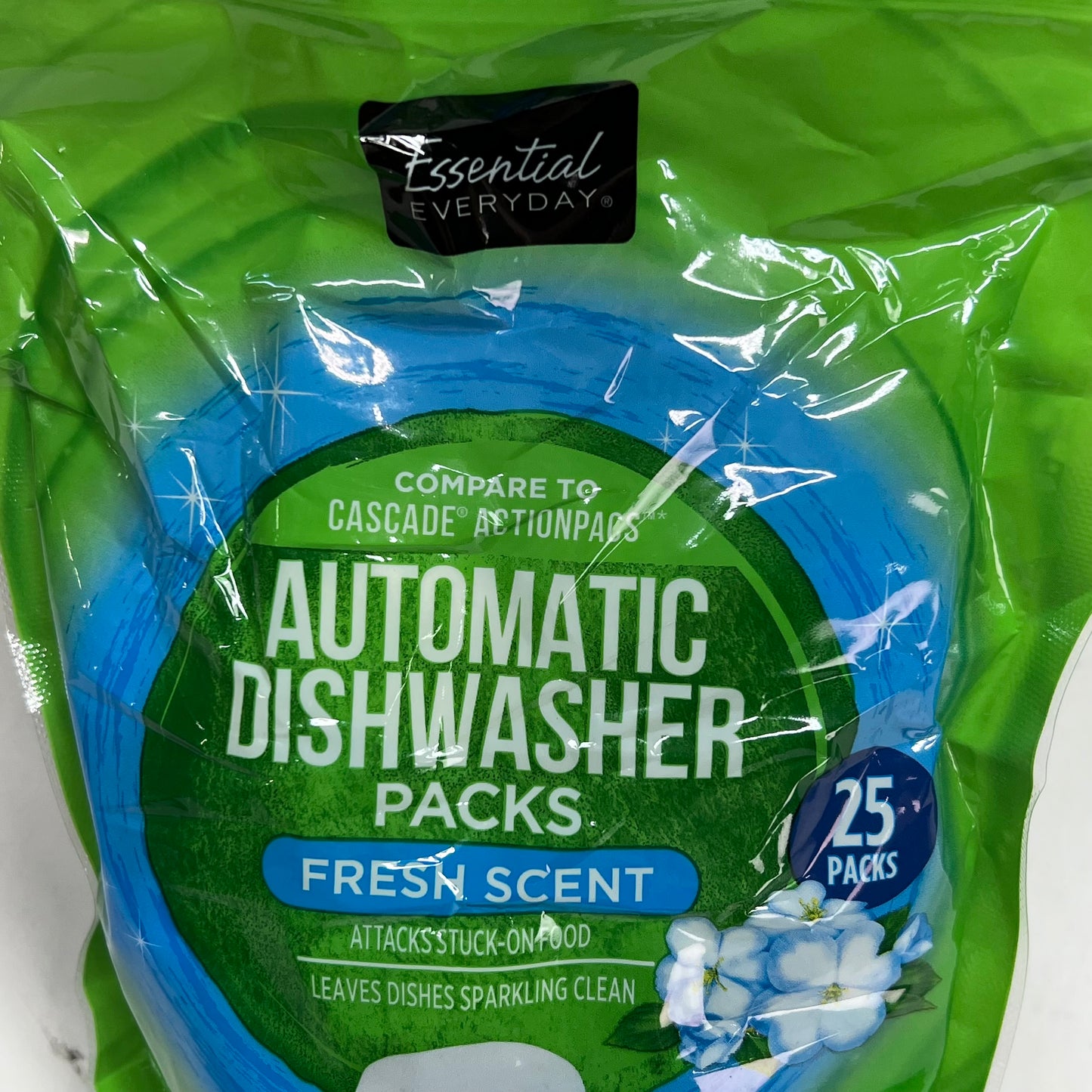 ESSENTIAL EVERYDAY (12 PACK, 25 EACH)  Automatic Dishwasher Pods Fresh Scent