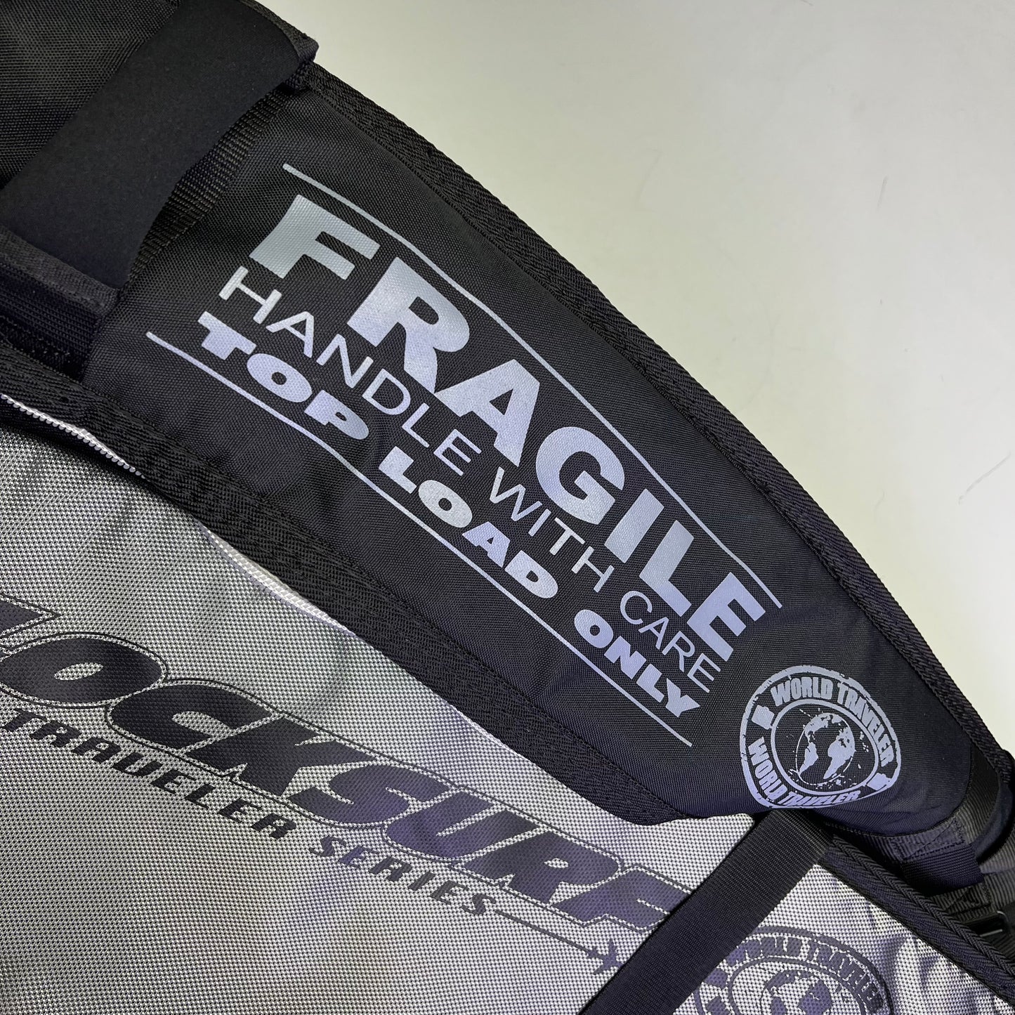 BLOCK SURF Double Coffin World Traveler Series Board Bag 6'6" - Holds 2 - 3 Black