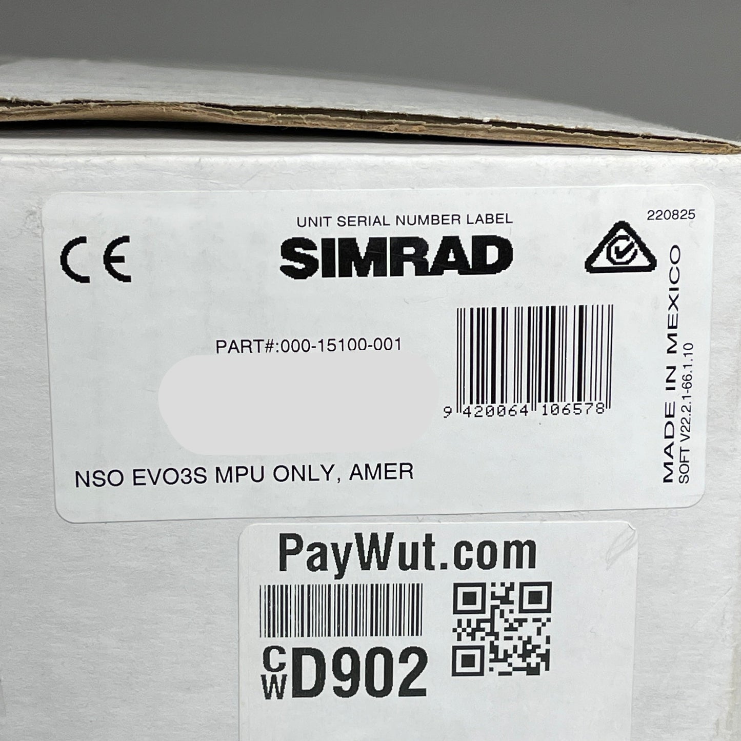 SIMRAD NSO EVO3S Series MPU Display Processor 000-15100-001