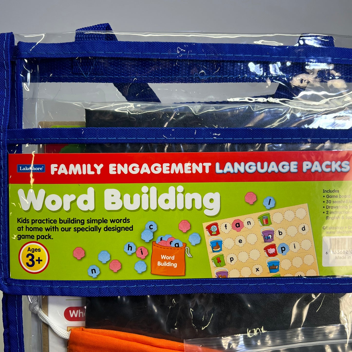 LAKESHORE Word Building Practice Family Engagement Pack Ages 3-5 yrs GG649
