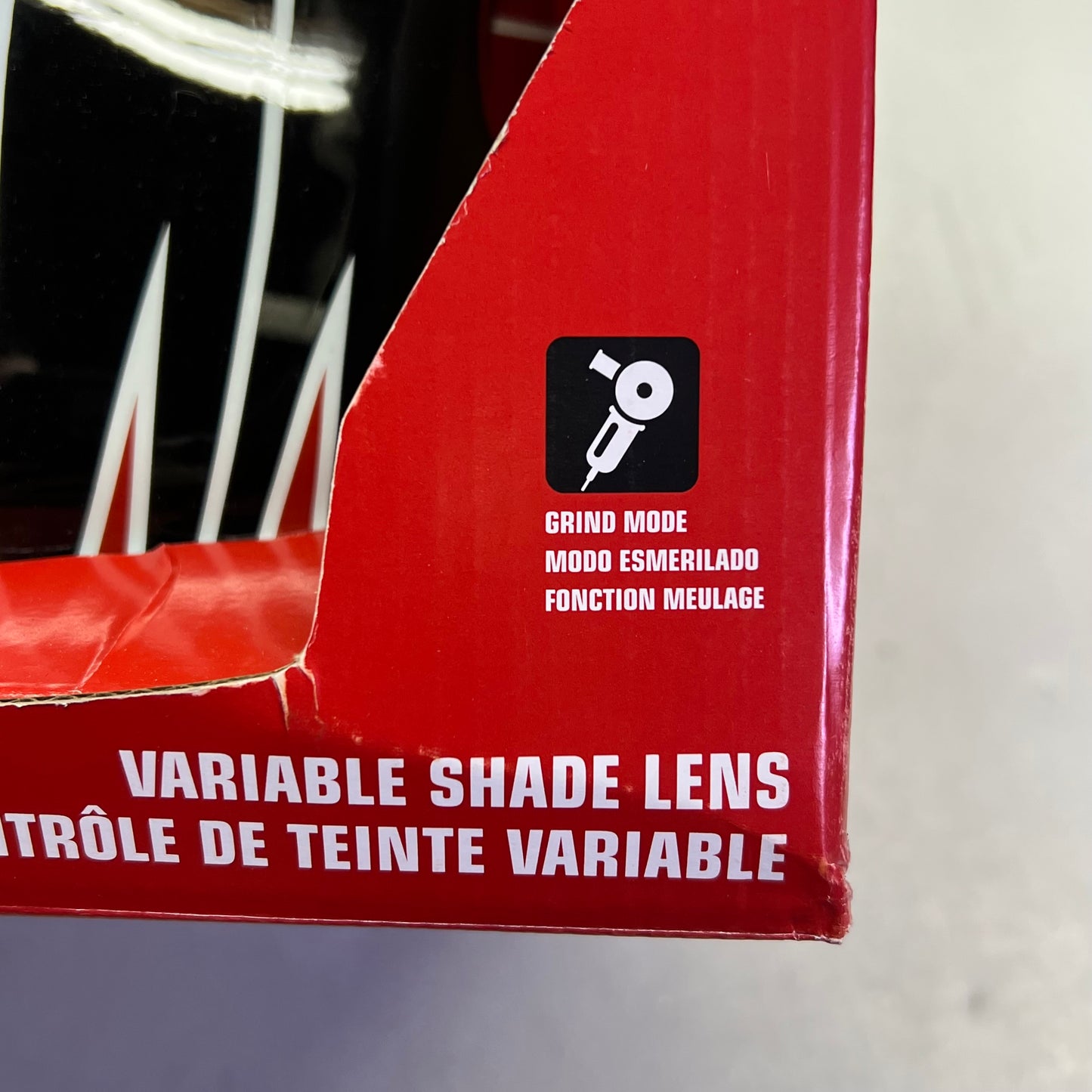 LINCOLN ELECTRIC Red Fierce Welding Helmet 7-13 Shade Red/Black K3063-1