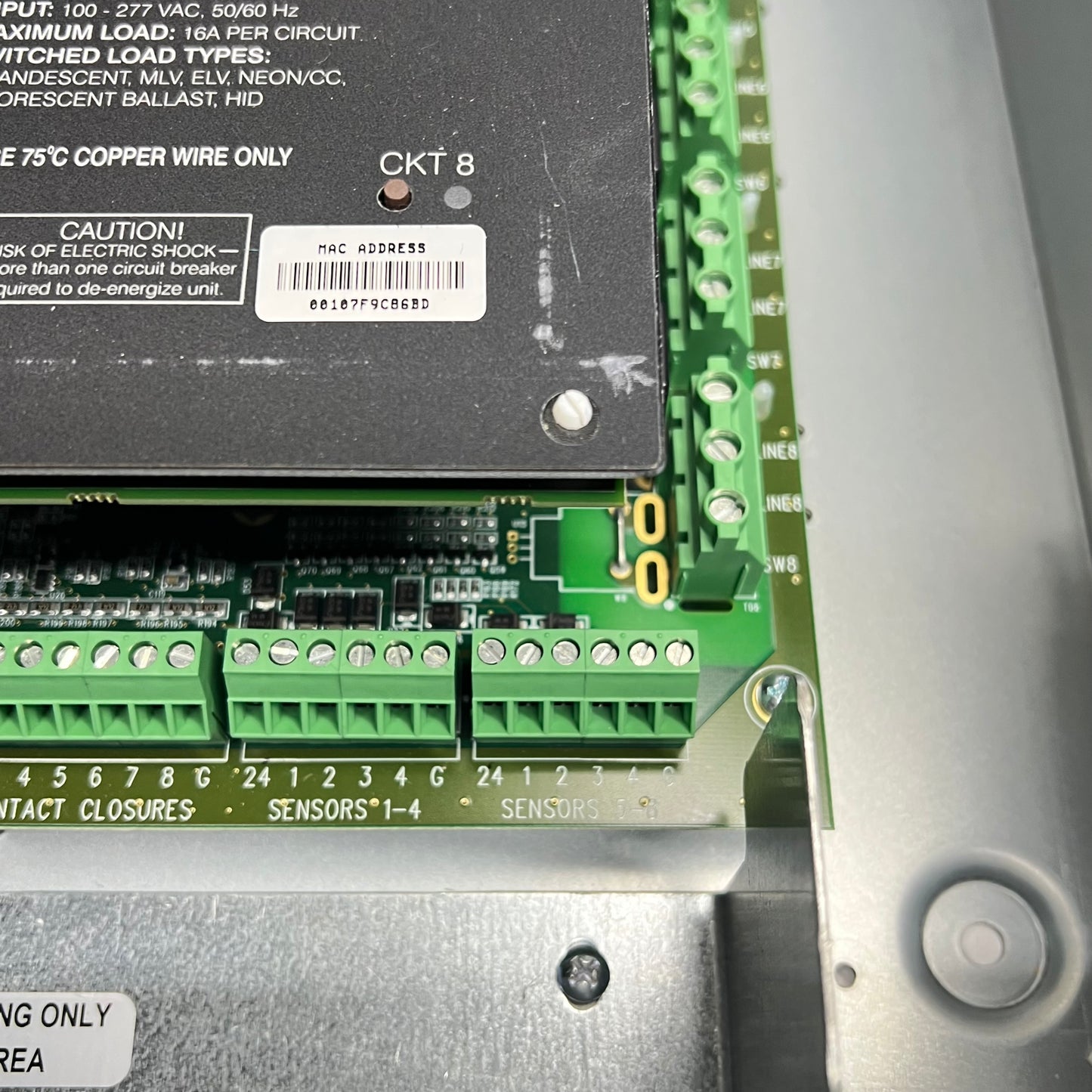 CRESTRON Green Light Integrated Switching System CL-SPACEBUILDER-GLIPACSW8