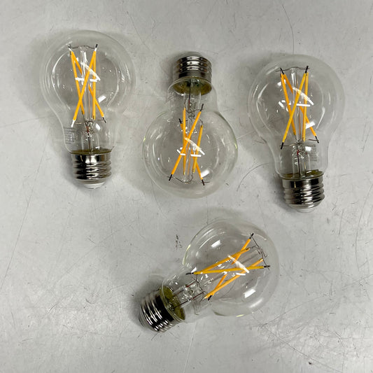 ZA@ ECOSMART (SET OF 4) Energy Efficient Led Bulbs  60W A19 Dimmable Soft White 1006777838