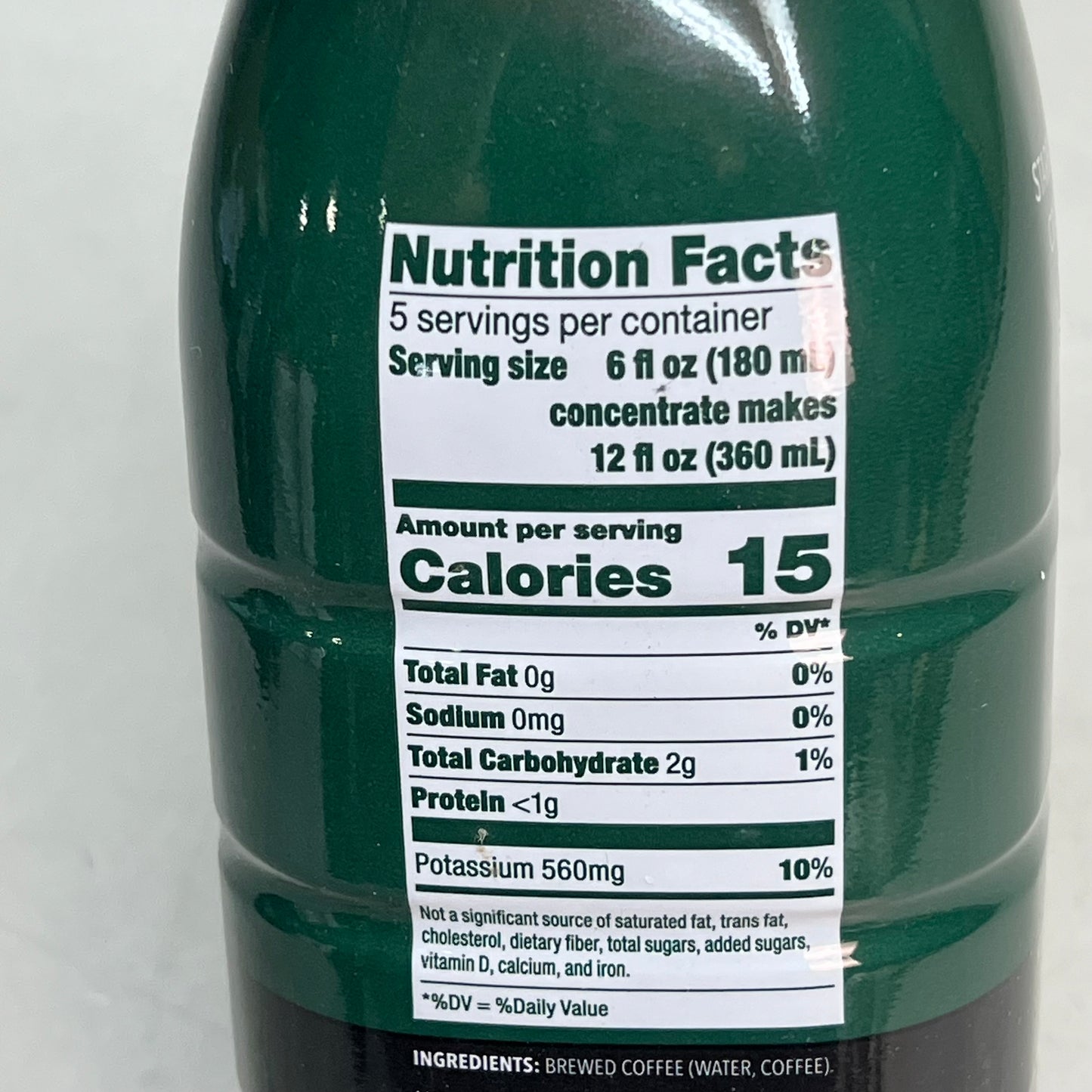 STARBUCKS (6 PACK) Cold Brew Concentrate Signature Black 32 fl oz BB 01/26