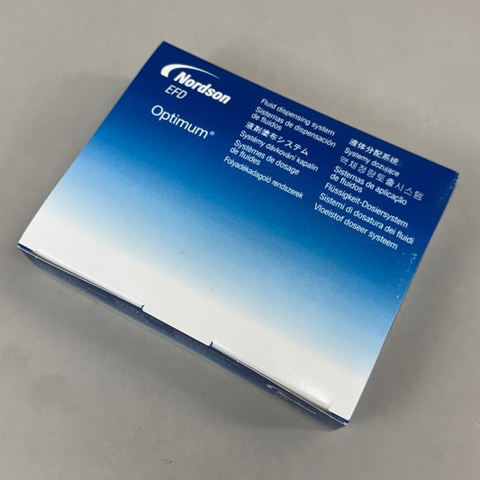 NORDSON End Caps, For Optimum Syringe Barrels 3cc 50 per box Blue