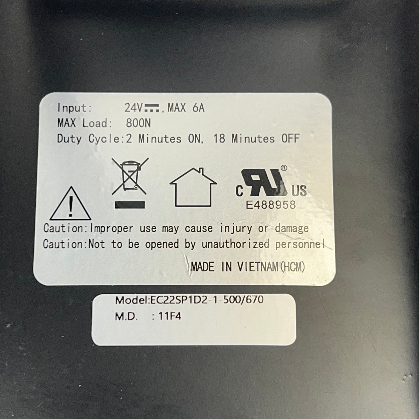 Dual Motor 2 Stage Height Adjustable Base Desk 2 Leg 220lbs Cap Black LOHI-S-BLK