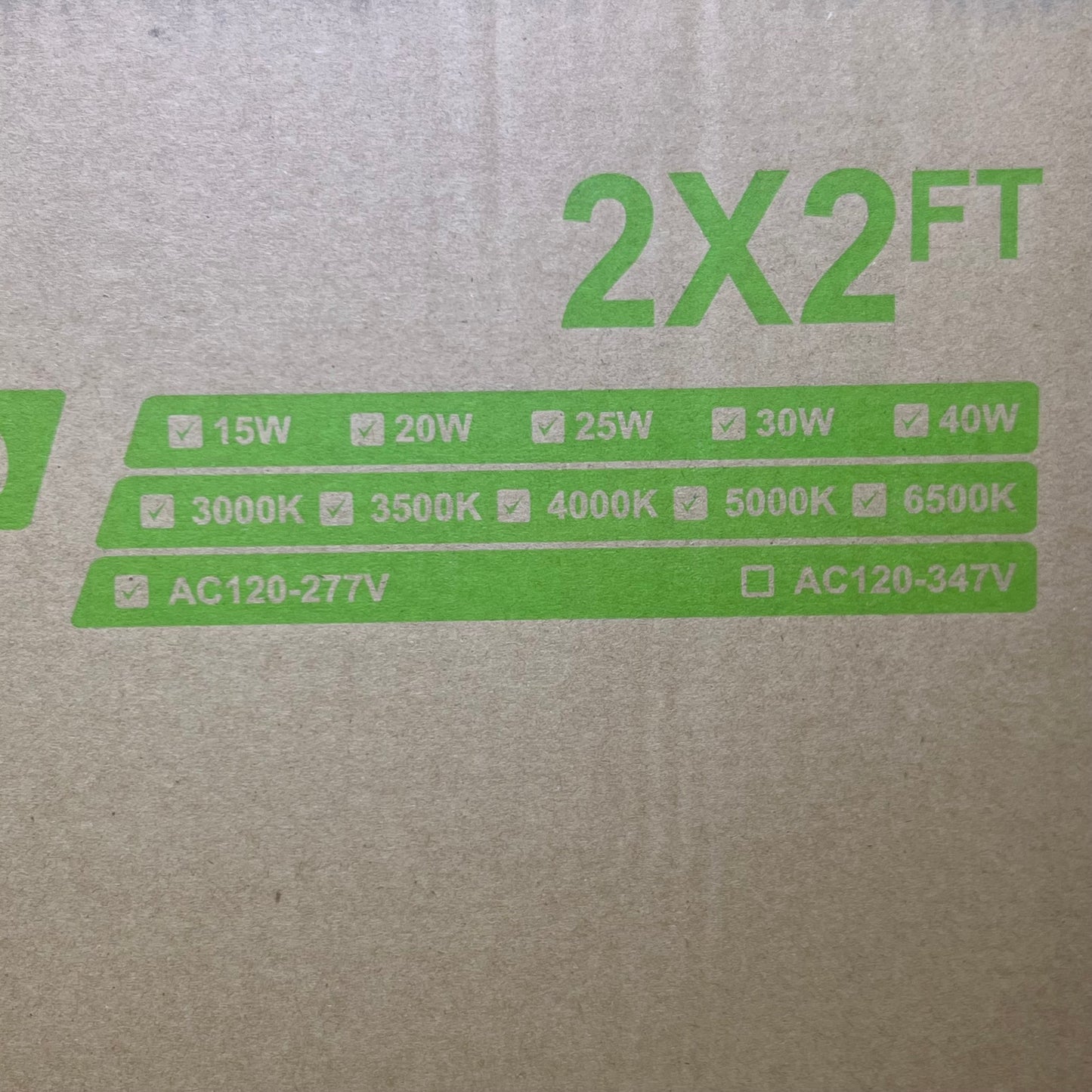 MES (2 PACK) LED 2 x 2 Volumetric Troffer (Redwood GSR+) 3000K/4000K/5000/6000K 0267503