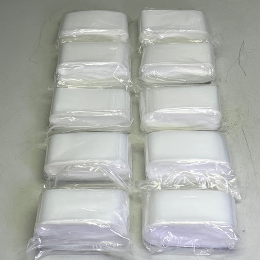ULINE (1000 Bags) Reclosable Bags Sz 3" x 10" S-15247
