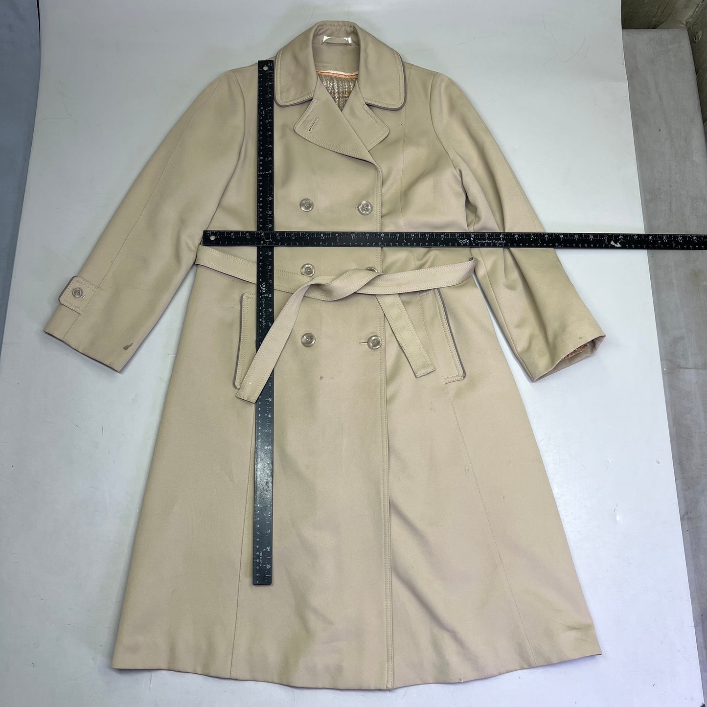 FORECASTER OF BOSTON Zip Out Liner Trench Coat Women's Sz 9/10 Khaki (Used)