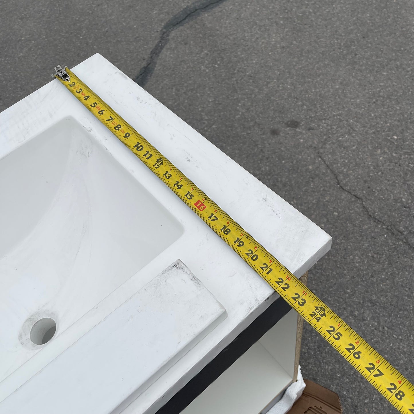 ZA@ Pallet of HOME DEPOT Thornbriar Double Sink Bath Vanity 61” TB60P2V17-CT (AS-IS)