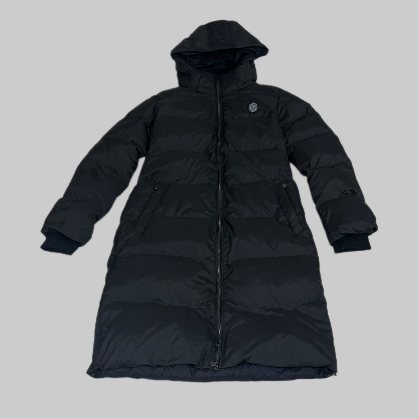 SAMSHIELD Sierra Equestrian Winter Coat Winter Jacket Down To Knees Women's Sz S Black