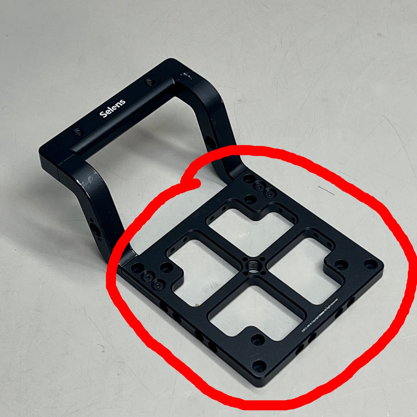 SELENS (2 PACK) Monitor Handle (PLATE PART ONLY) For VESA Monitor SVB12-MH