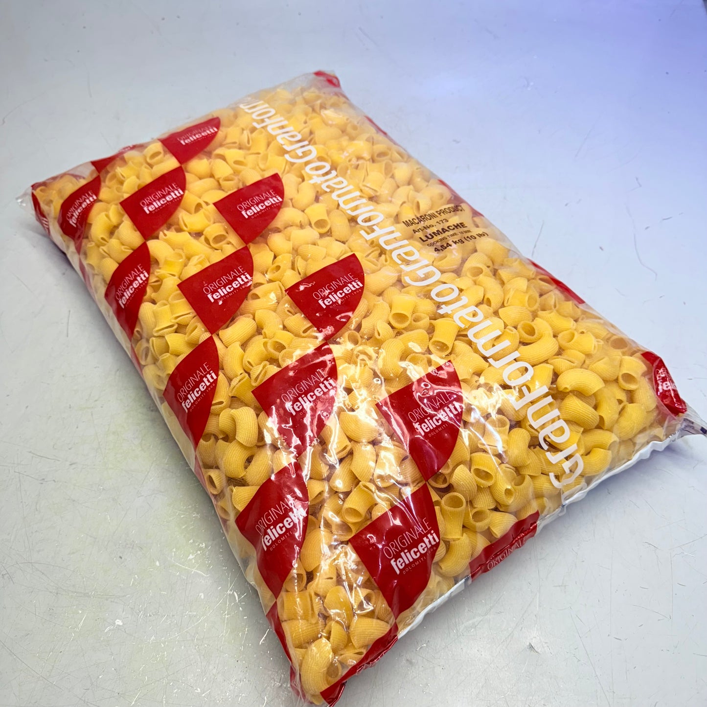ORIGINALE FELICETTI Lumache Macaroni 10 lb ART-NO. 173 BB 07/28