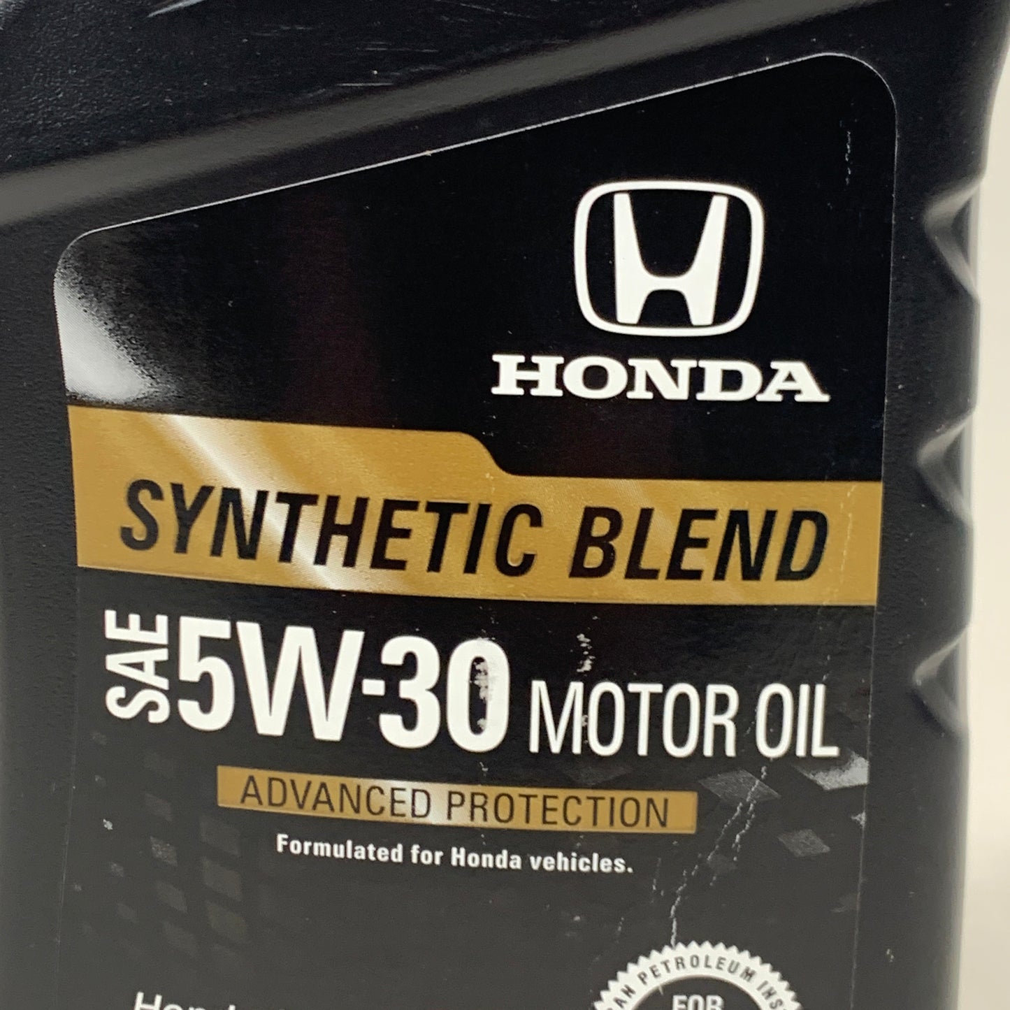 HONDA (3 PACK) Genuine Synthetic Blend SAE 5W-30 Motor Oil Advanced Protection 1 QT